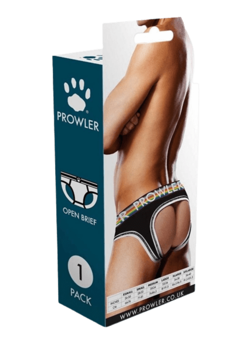 Prowler Black Oversized Paw Open Brief
