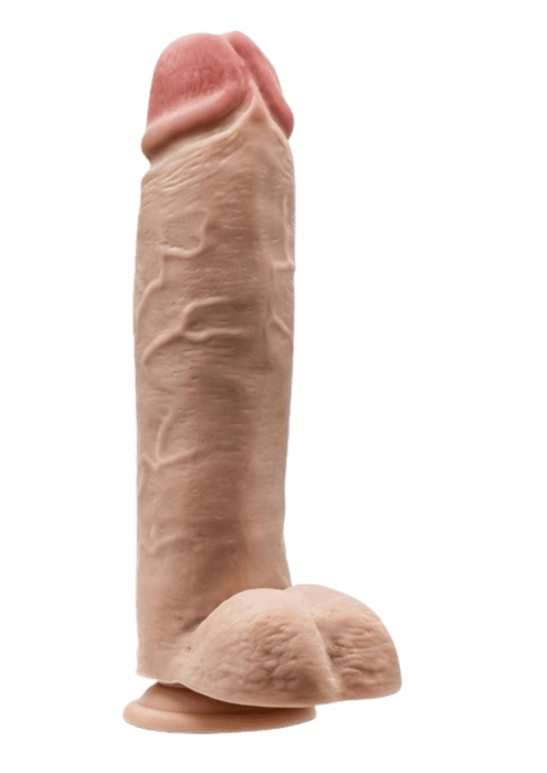 Dr. Skin Mr. Mister Dildo with Balls and Suction Cup 10.5"