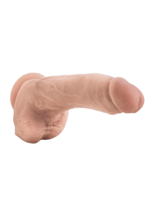 Dr. Skin Mr. Mayor Dildo with Balls and Suction Cup 9"