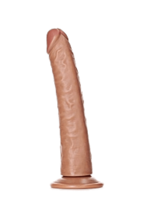RealRock Curved Realistic Dildo with Suction 8"