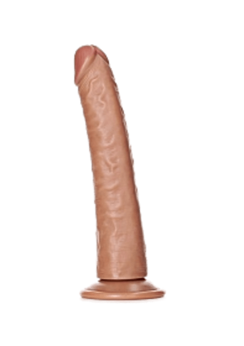 RealRock Curved Realistic Dildo with Suction Cup 9"