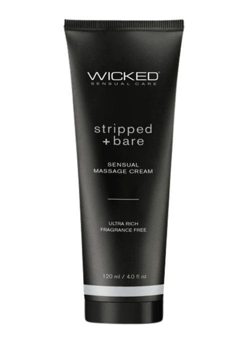 Wicked Sensual Massage Cream - Stripped & Bare