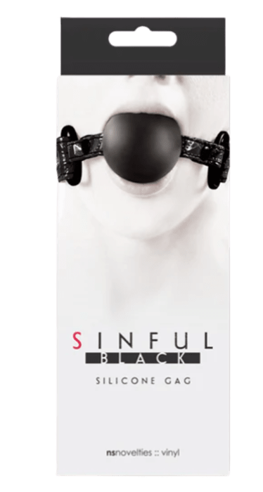 Sinful Ball Gag - Black