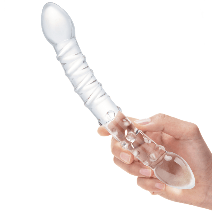 10.5" Double-Ended Glass Dildo