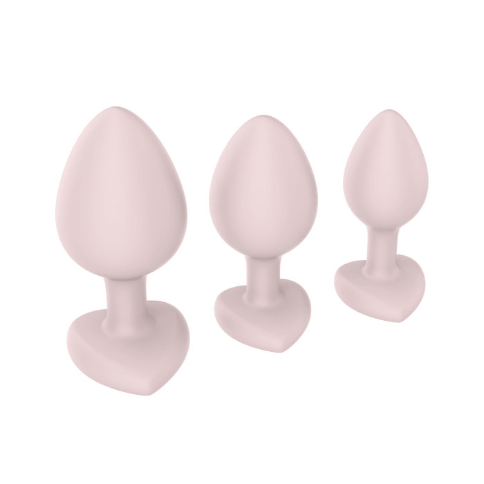 Three Piece Butt Plug Beginner Set