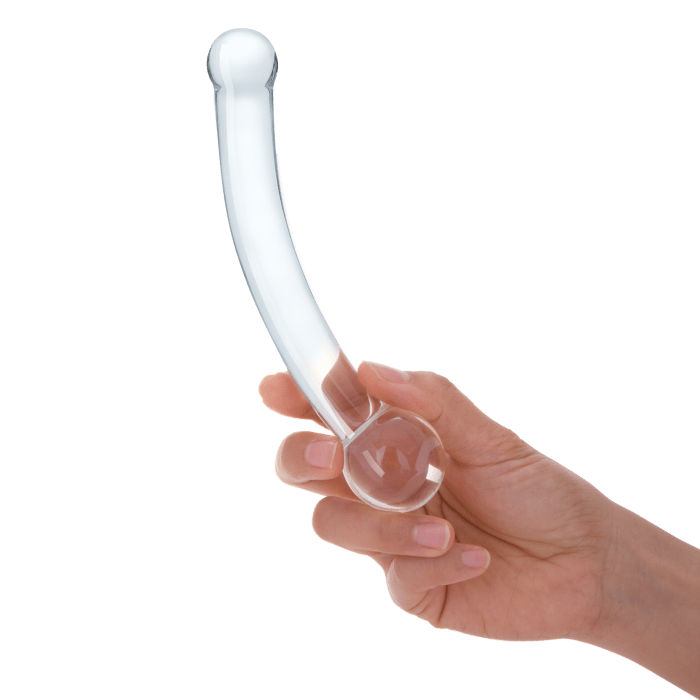 Glass G-spot / P-spot Stimulator 7"