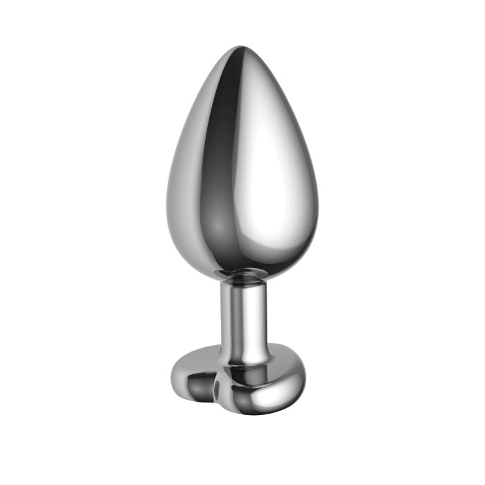3.5" Ruby Heart Butt Plug - Medium