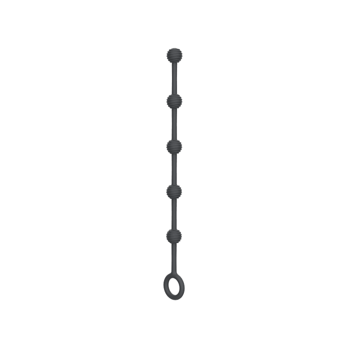 Medium Beaded Rope Anal Beads with Loop
