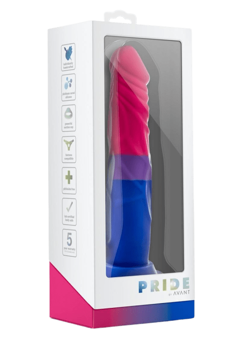 Blush Avant Pride P8 Suction Dildo