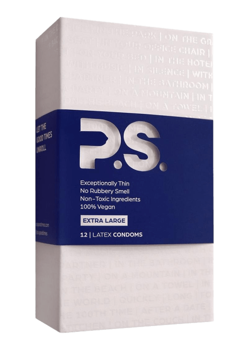 P.S. Extra Large Latex Condoms (12/pack)