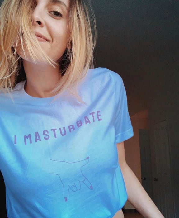 I Masturbate Tee