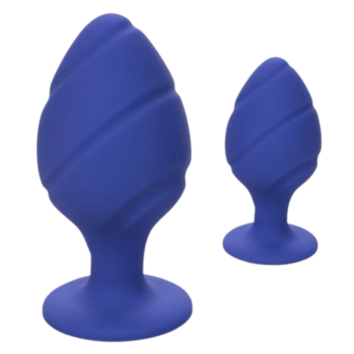 Cheeky Textured Anal Plugs (Set of 2)