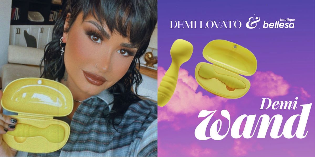 Demi Lovato launches sex toy Demi Wand with Bellesa Boutique Bellesa pic